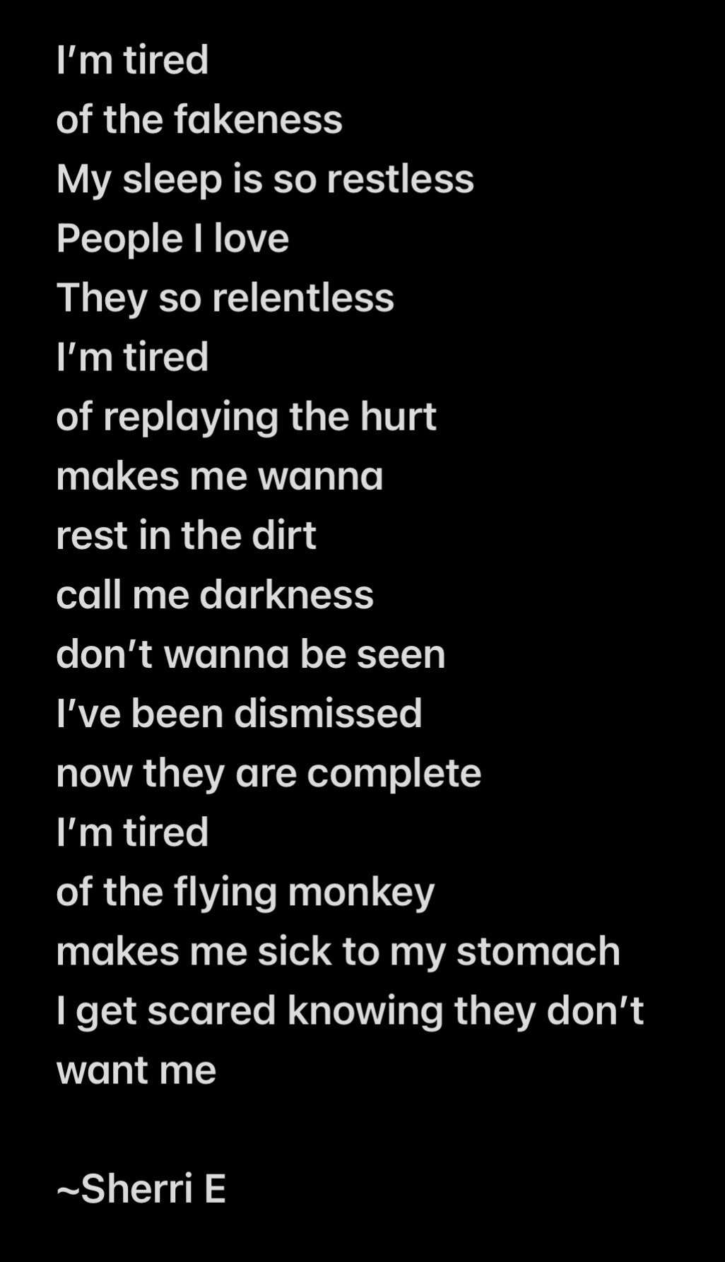 @Sherri E