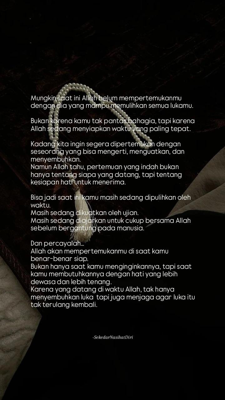 @Sekedar Nasihat Diri