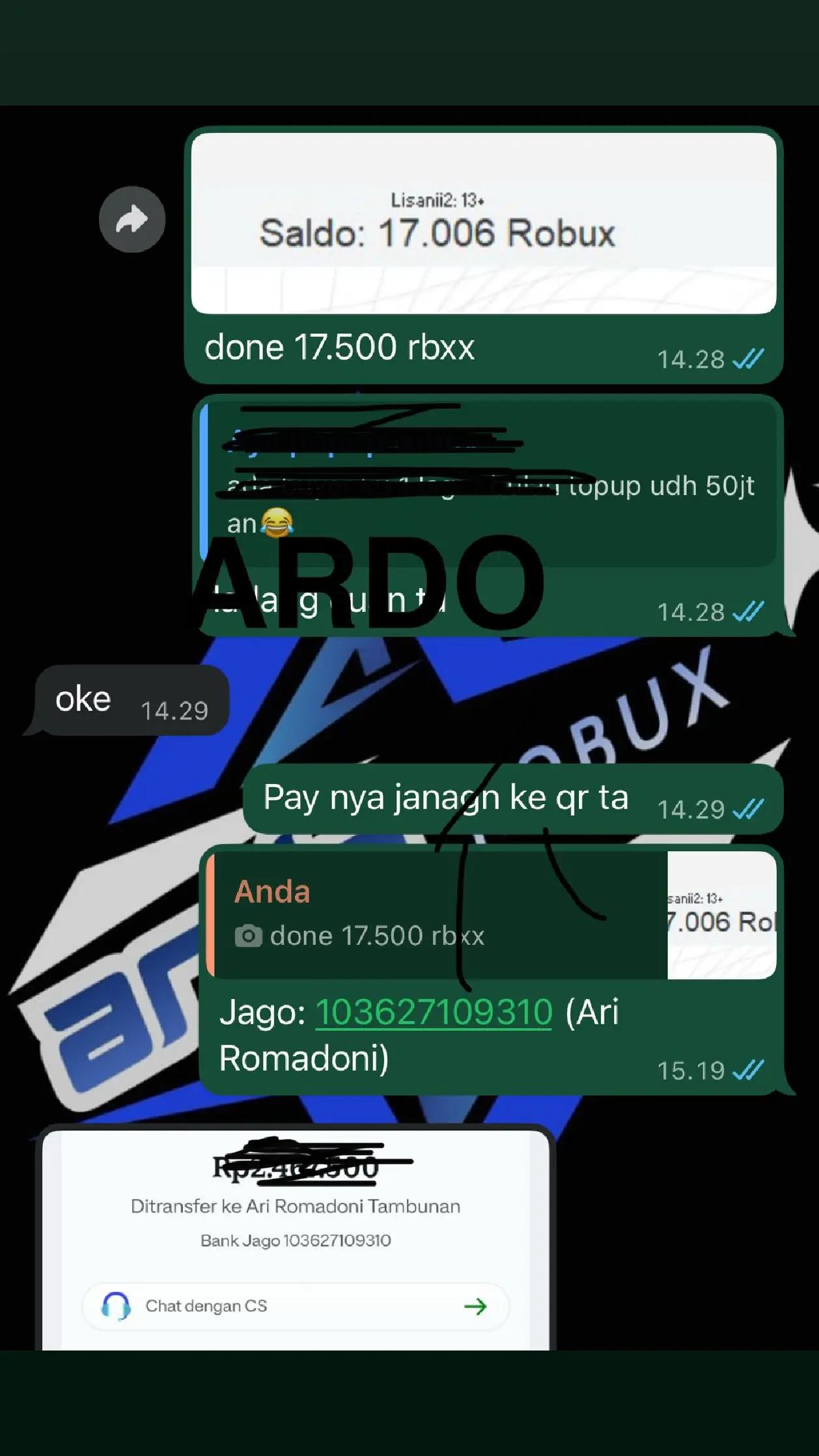 @ARDO JUALAN ROBUX!!!