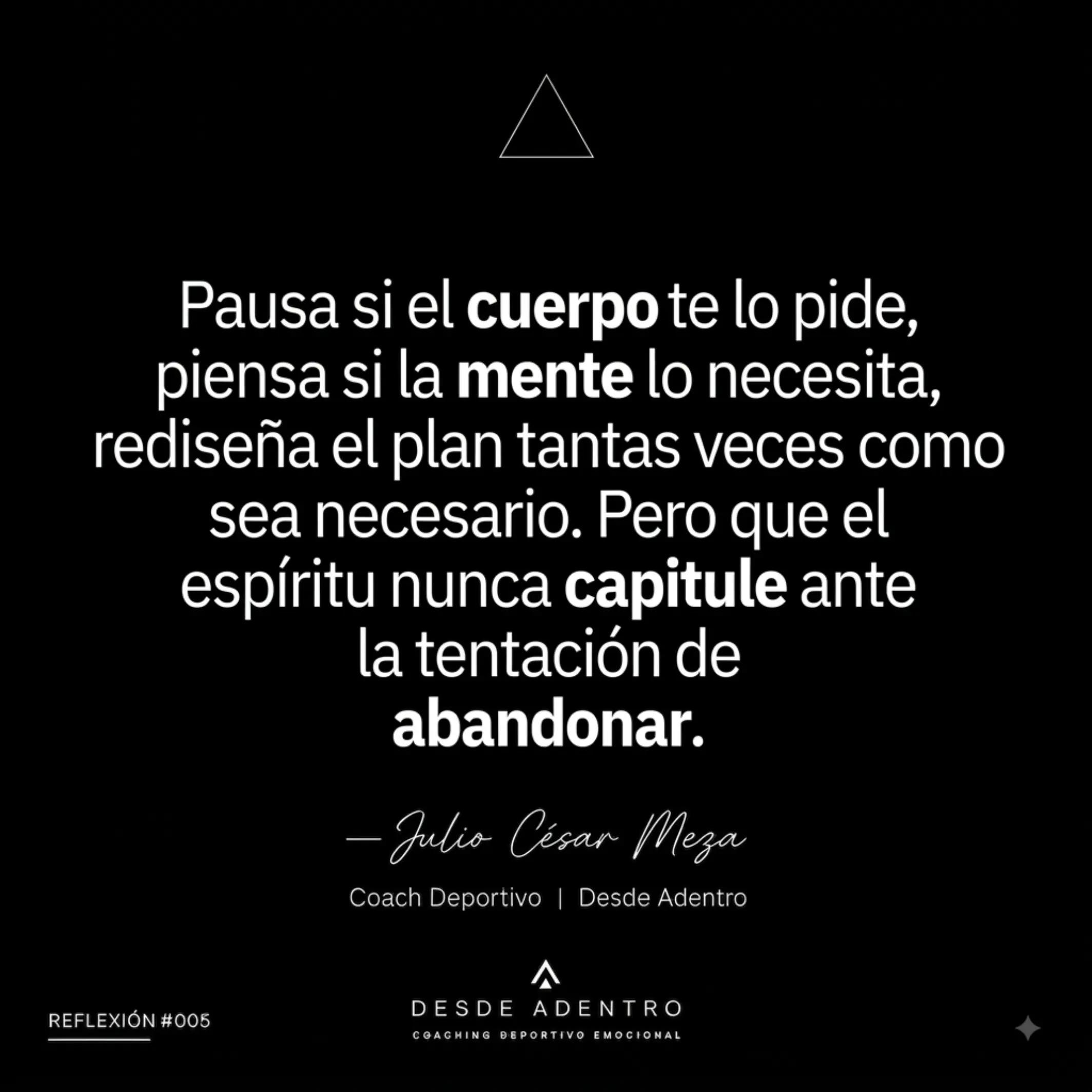 @Julio Meza coach deportivo