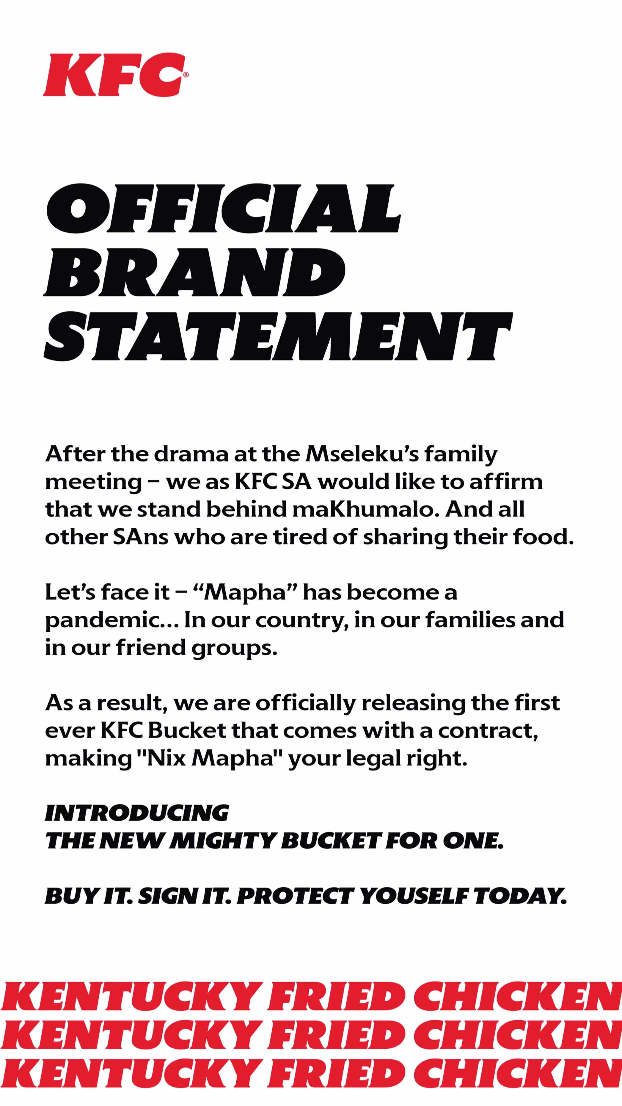 @KFC South Africa