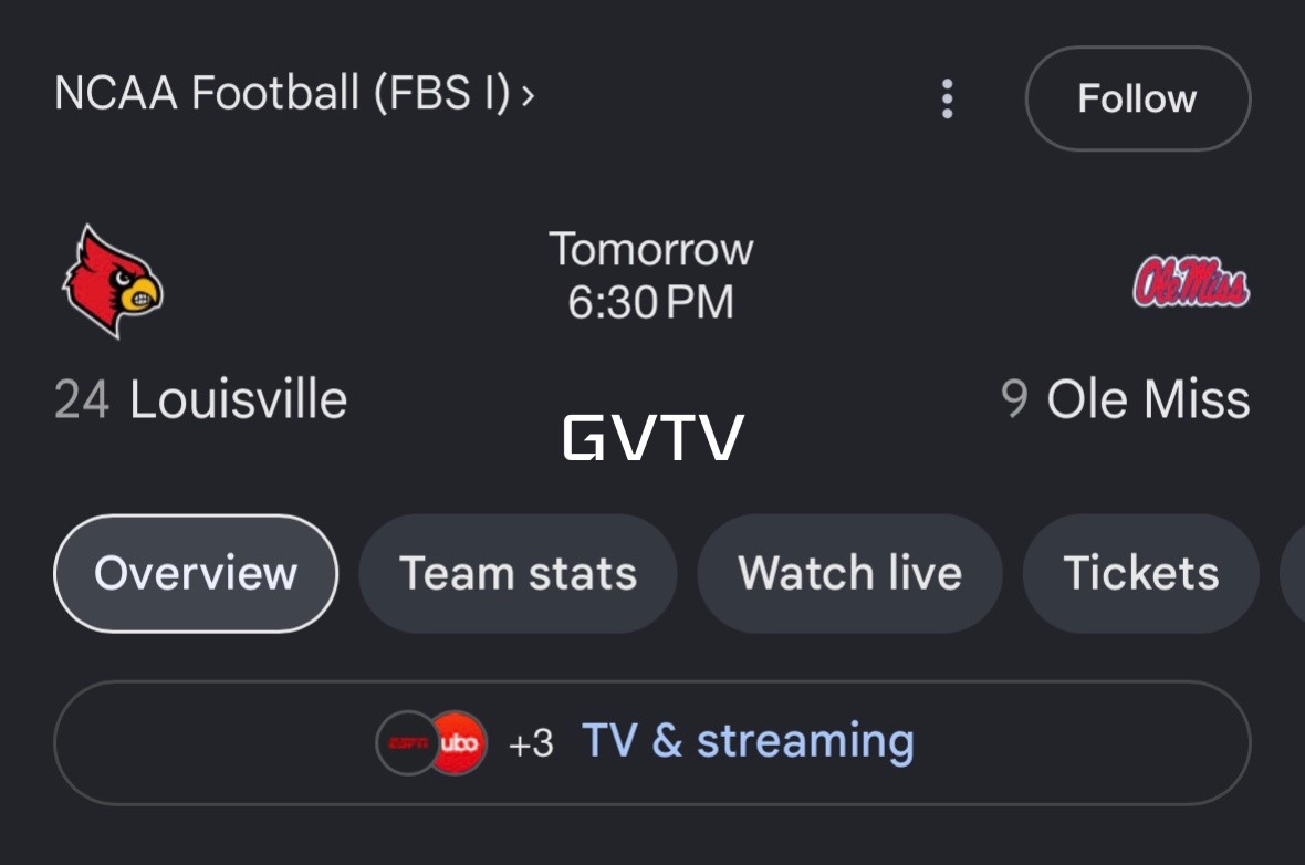 @GRIDIRON VISION TV