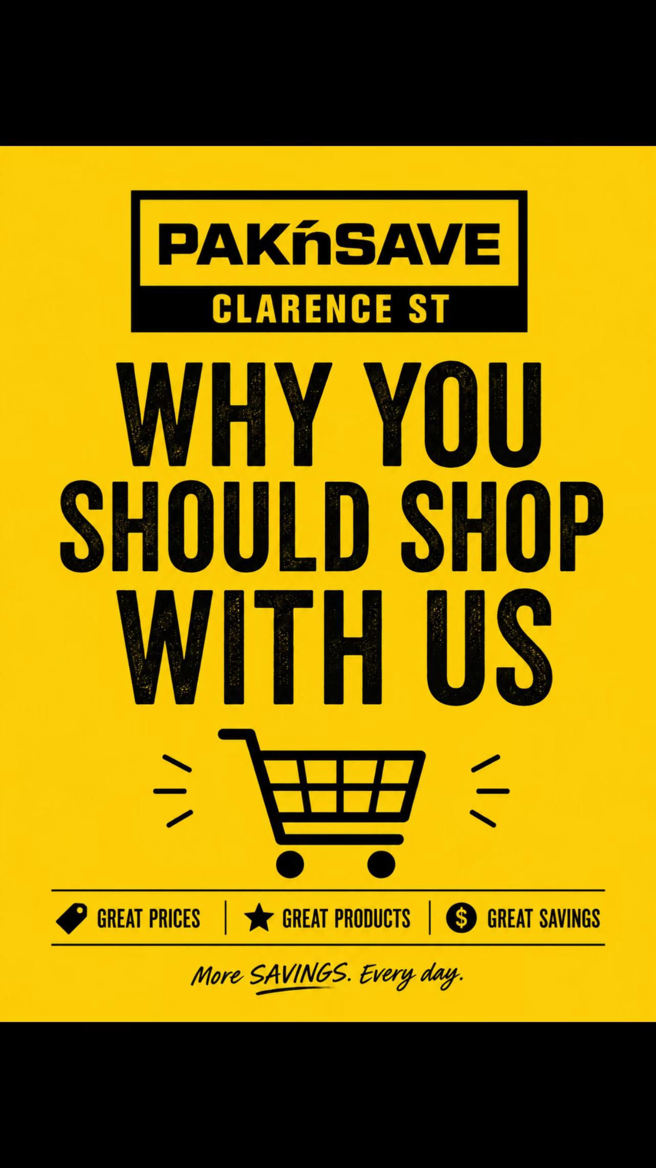 @Pak n Save Clarence Street