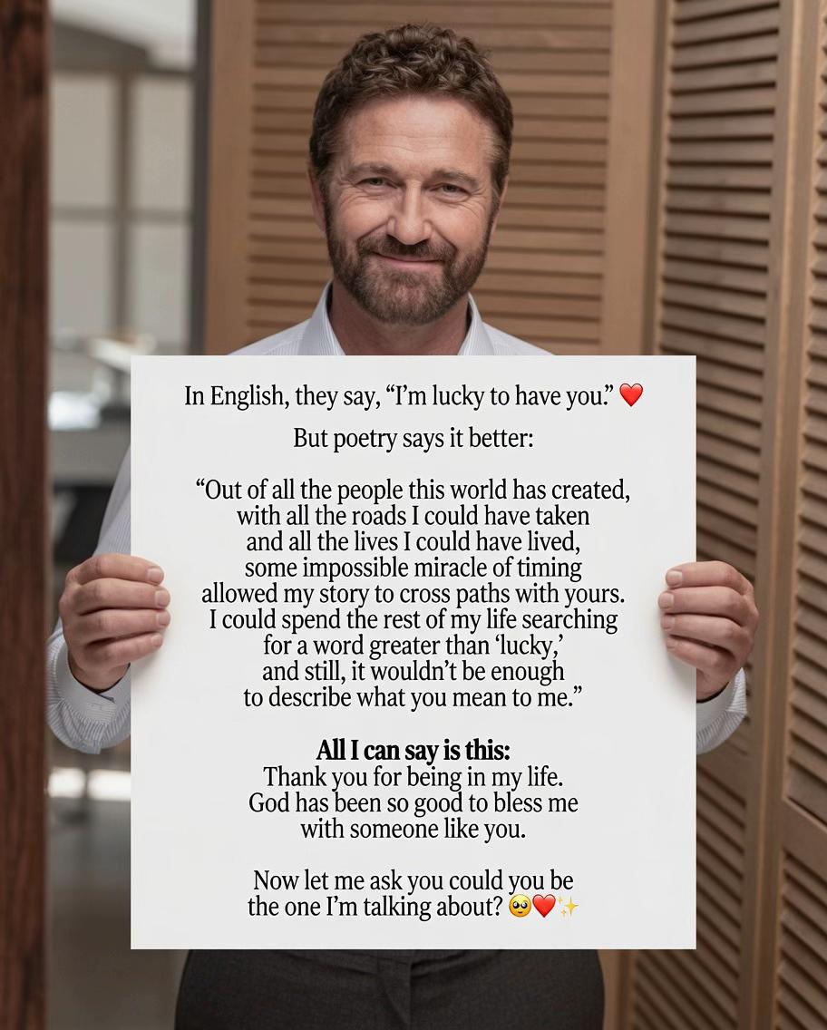 @Gerard Butler