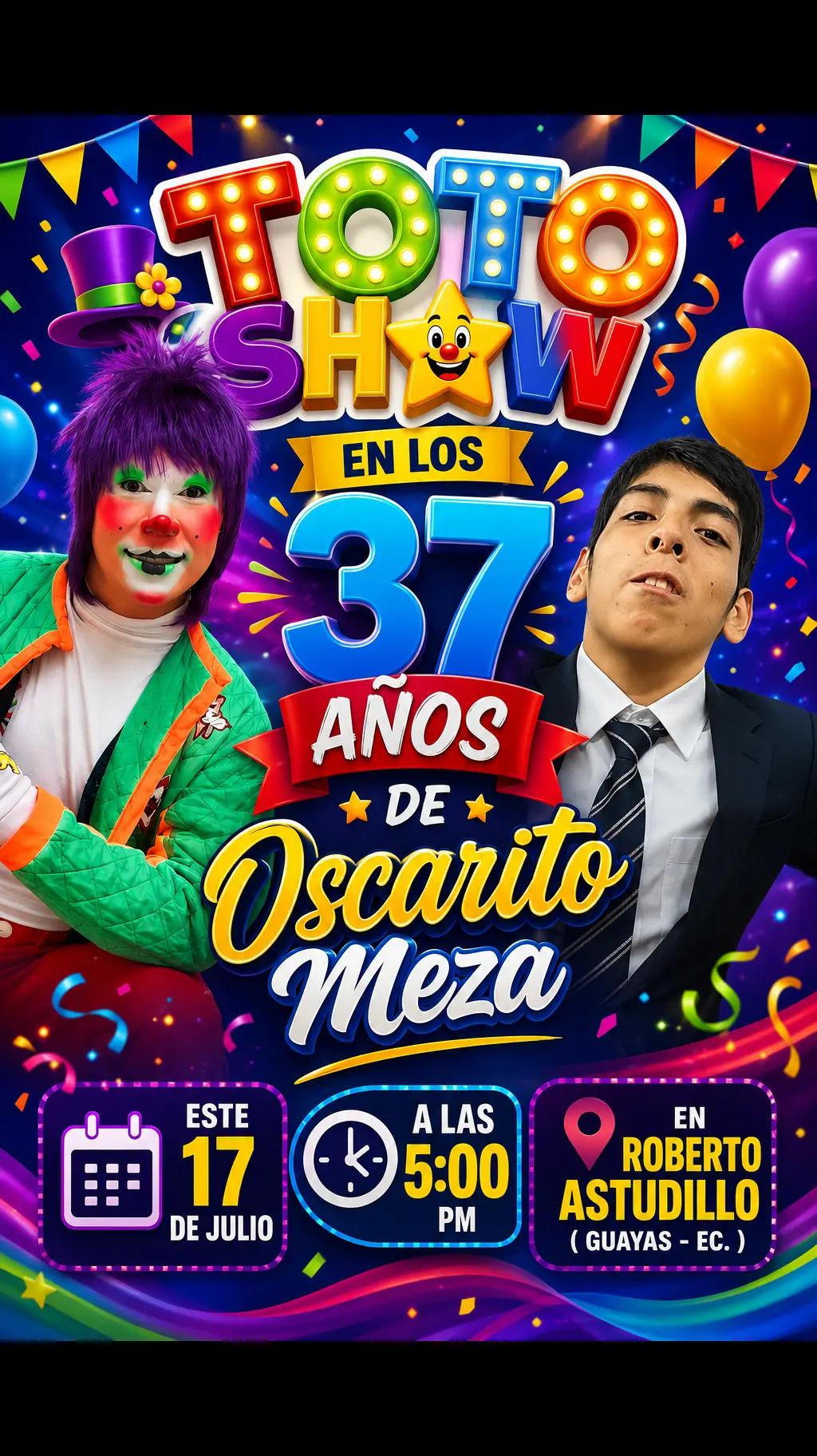 @Payaso Toto Show Ecuador