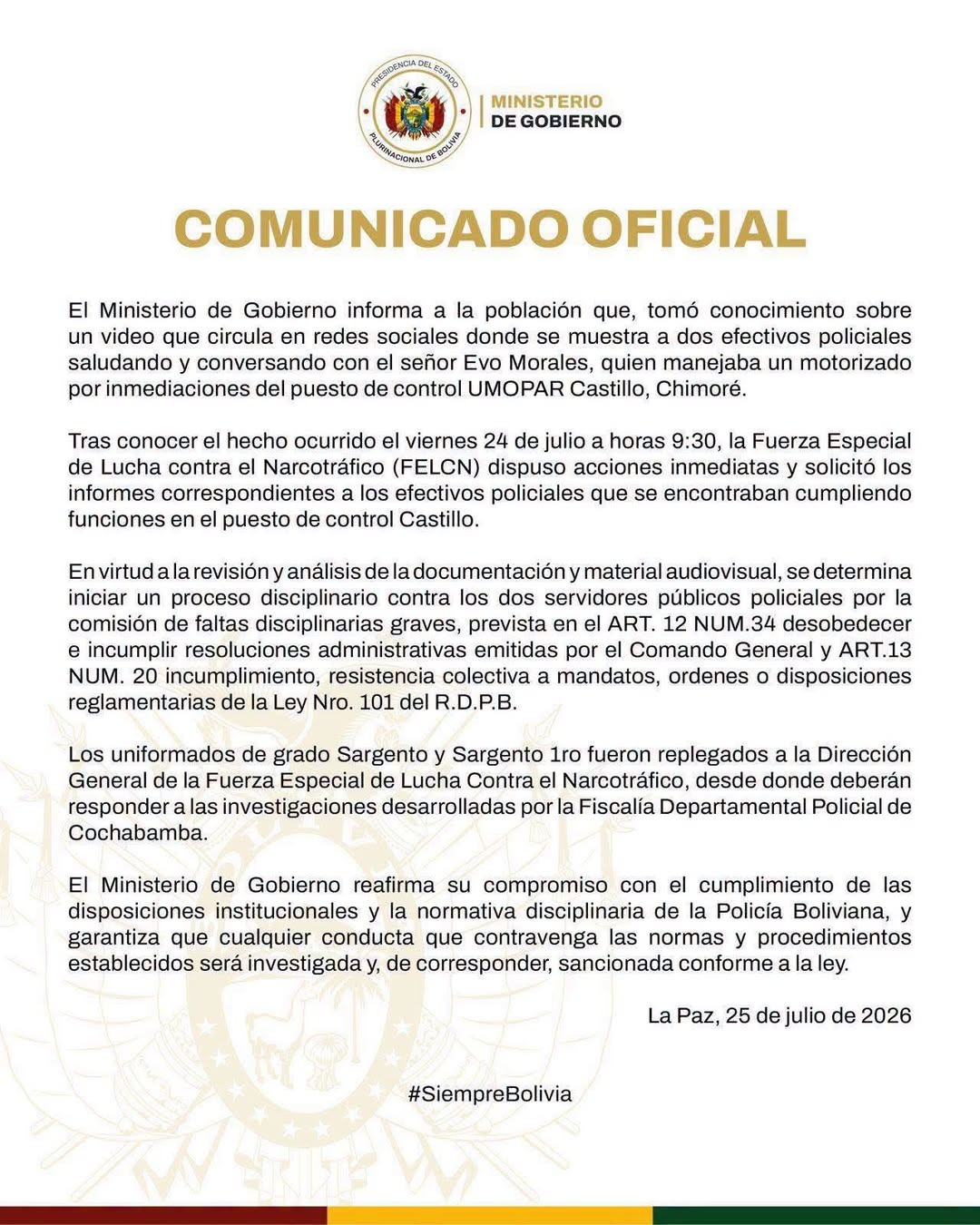 @Periódico Los Tiempos