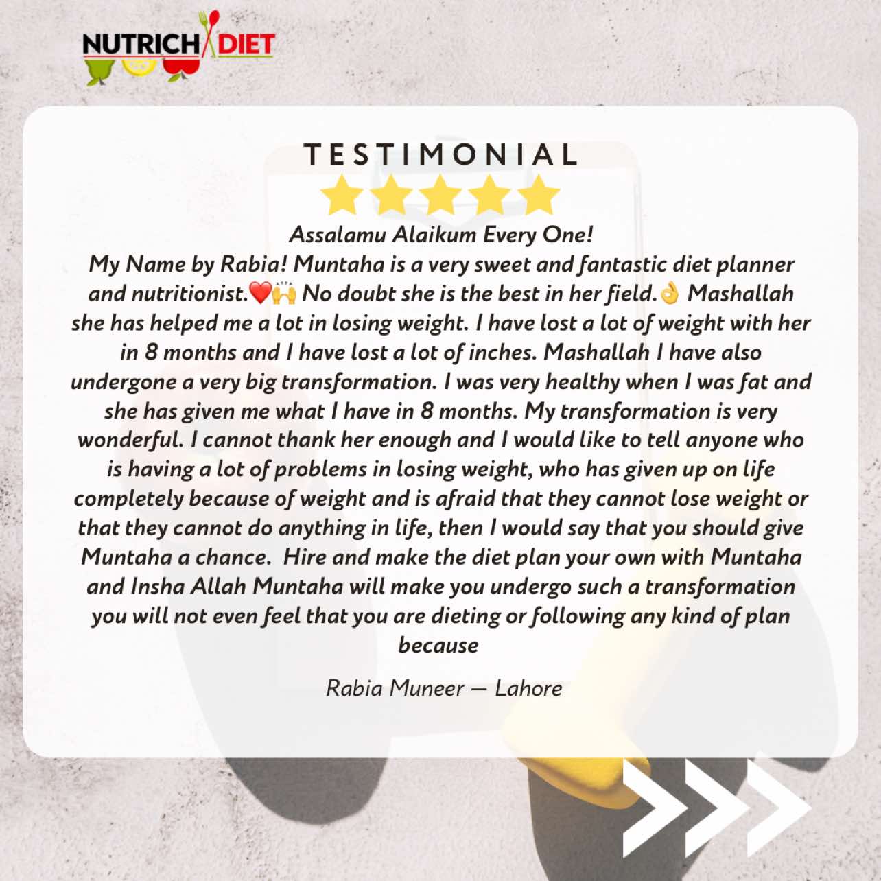 @Muntaha | Nutritionist