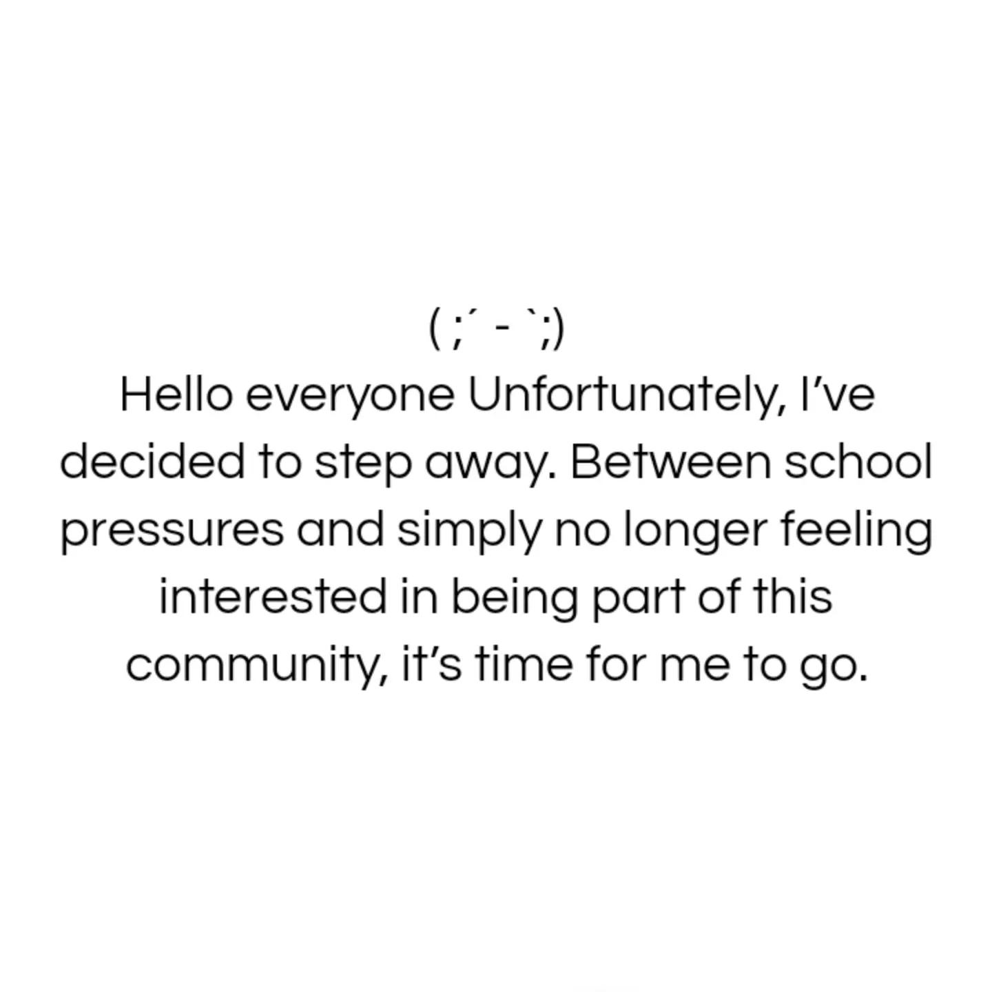 @Zopia Quits ( ;´ - `;)