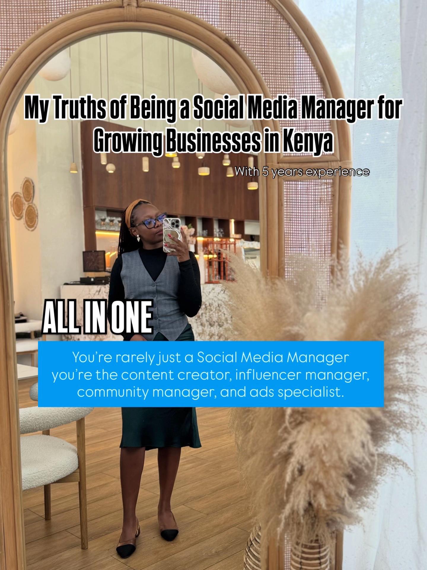@Social Media Manager |Kenya