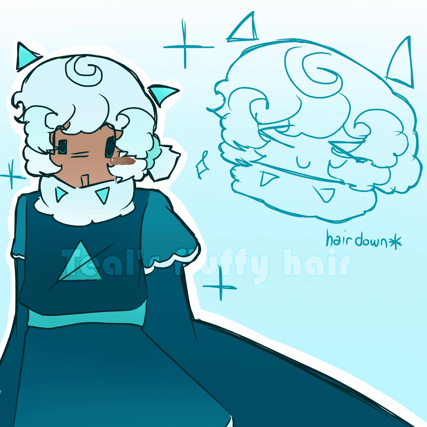 @Teal's fluffy hair (Rei) 🔺🎵