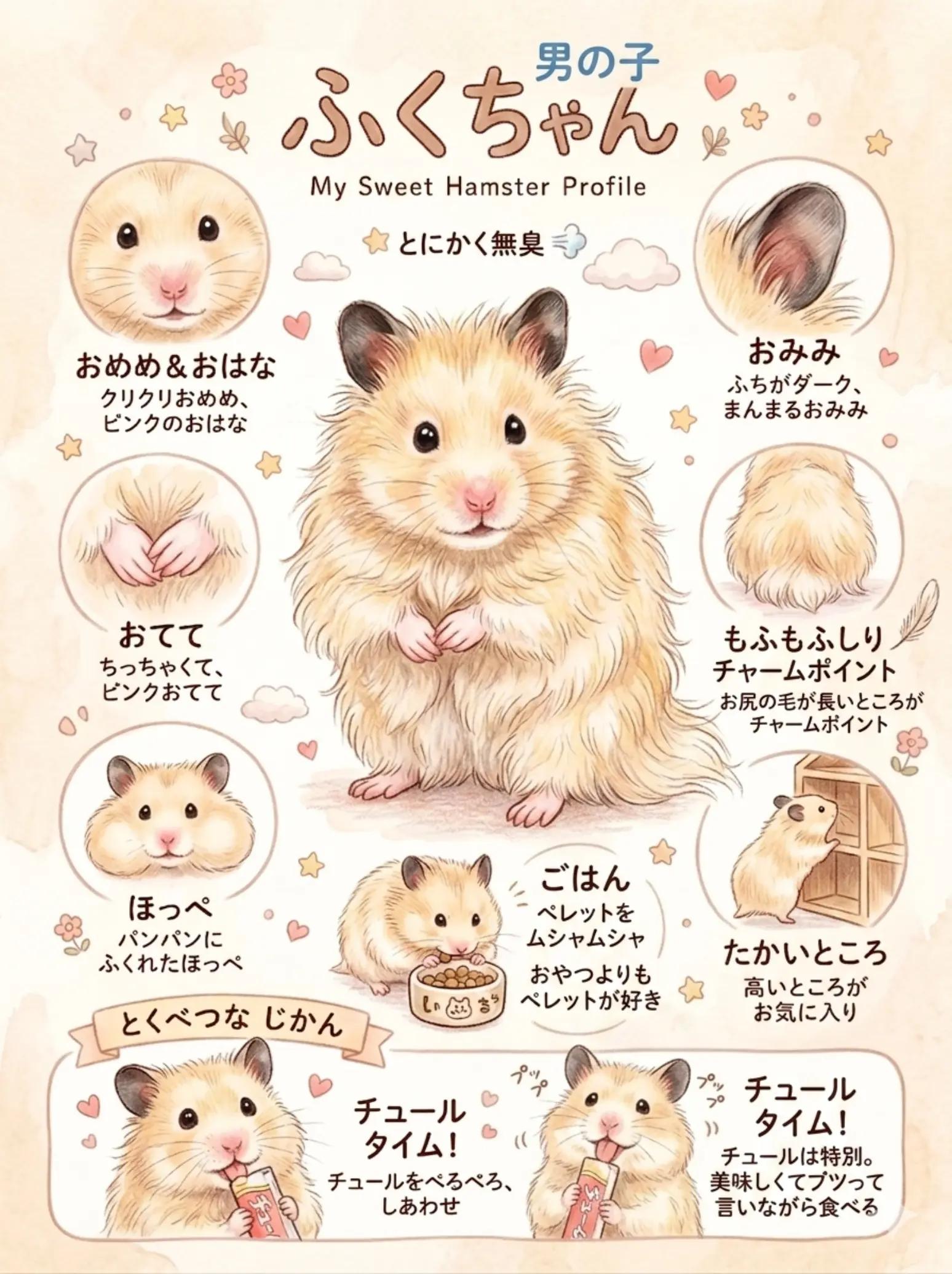 @キンクマ福ちゃんとハムランド🌈のひまちゃん