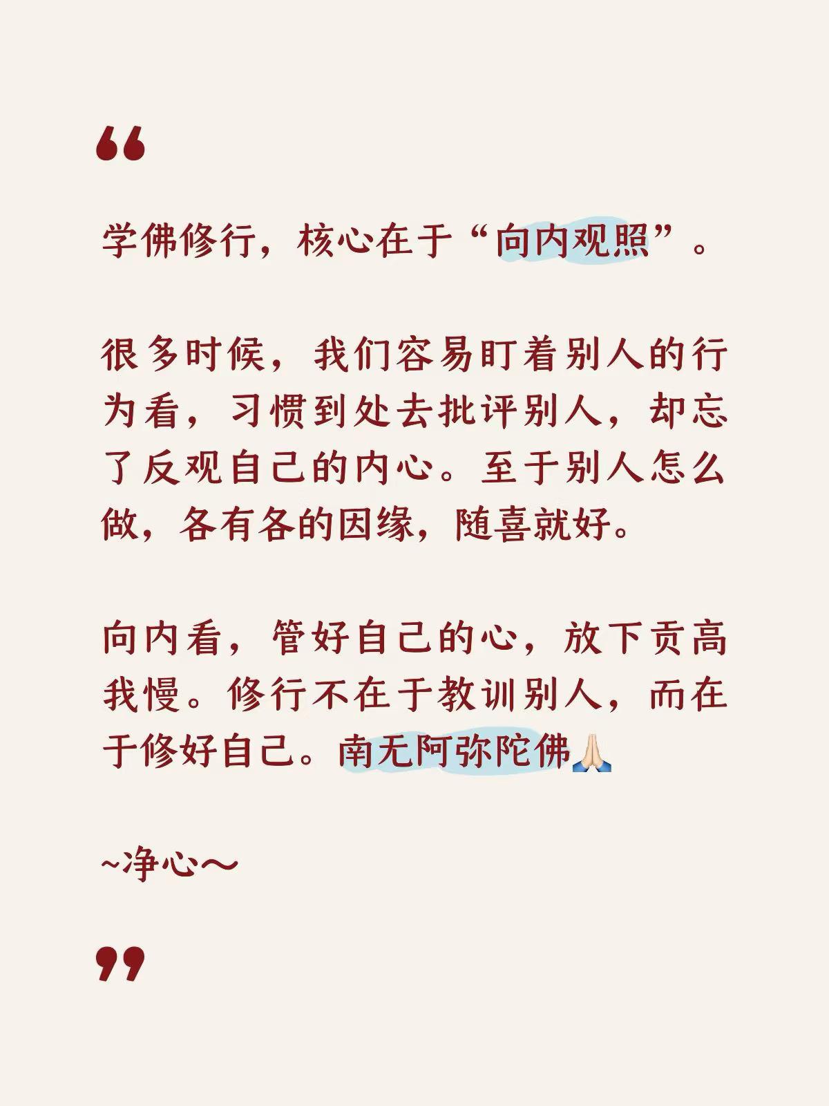 @净心