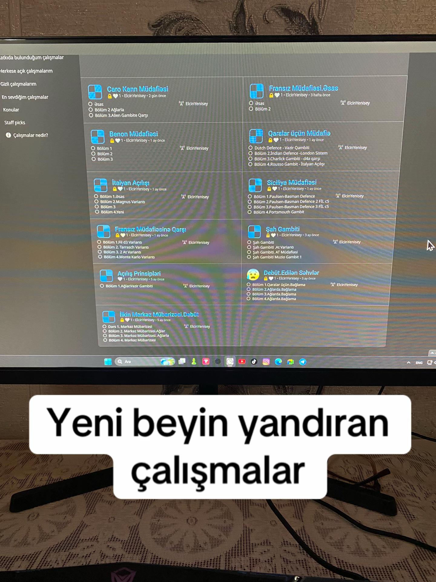 @𝐸𝓁𝒸𝒾𝓃 𝒴𝑒𝓃𝒾𝓈𝑒𝓎 ✅♟️