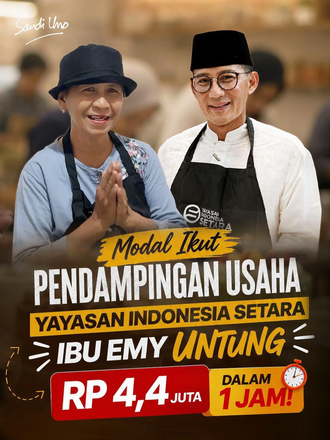 @Sandiaga Uno