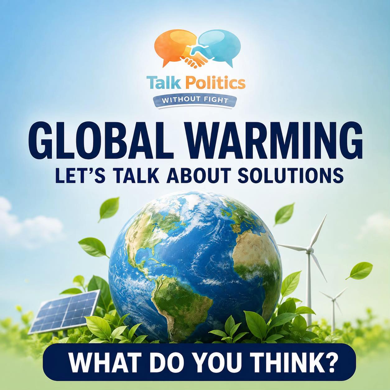 @Talk politics with out fight