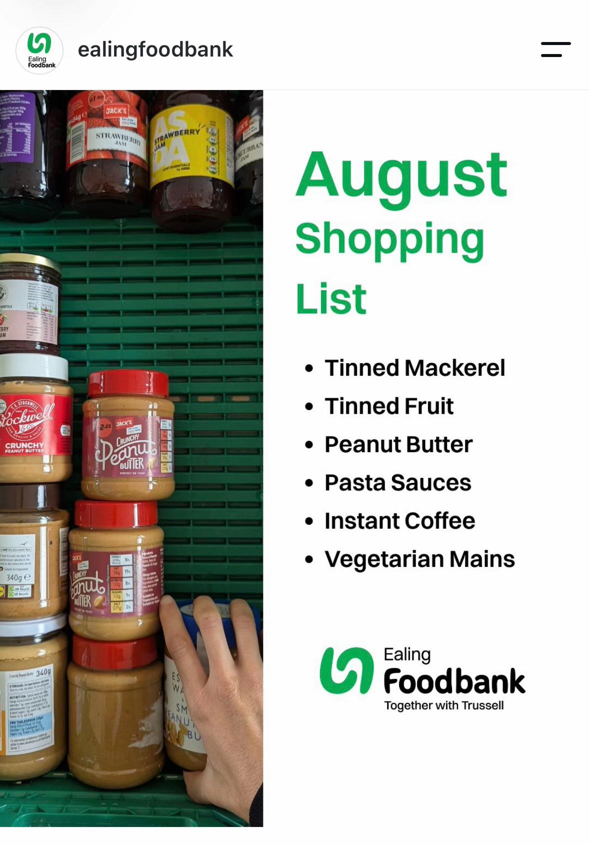 @Ealing Foodbank Warehouse Team