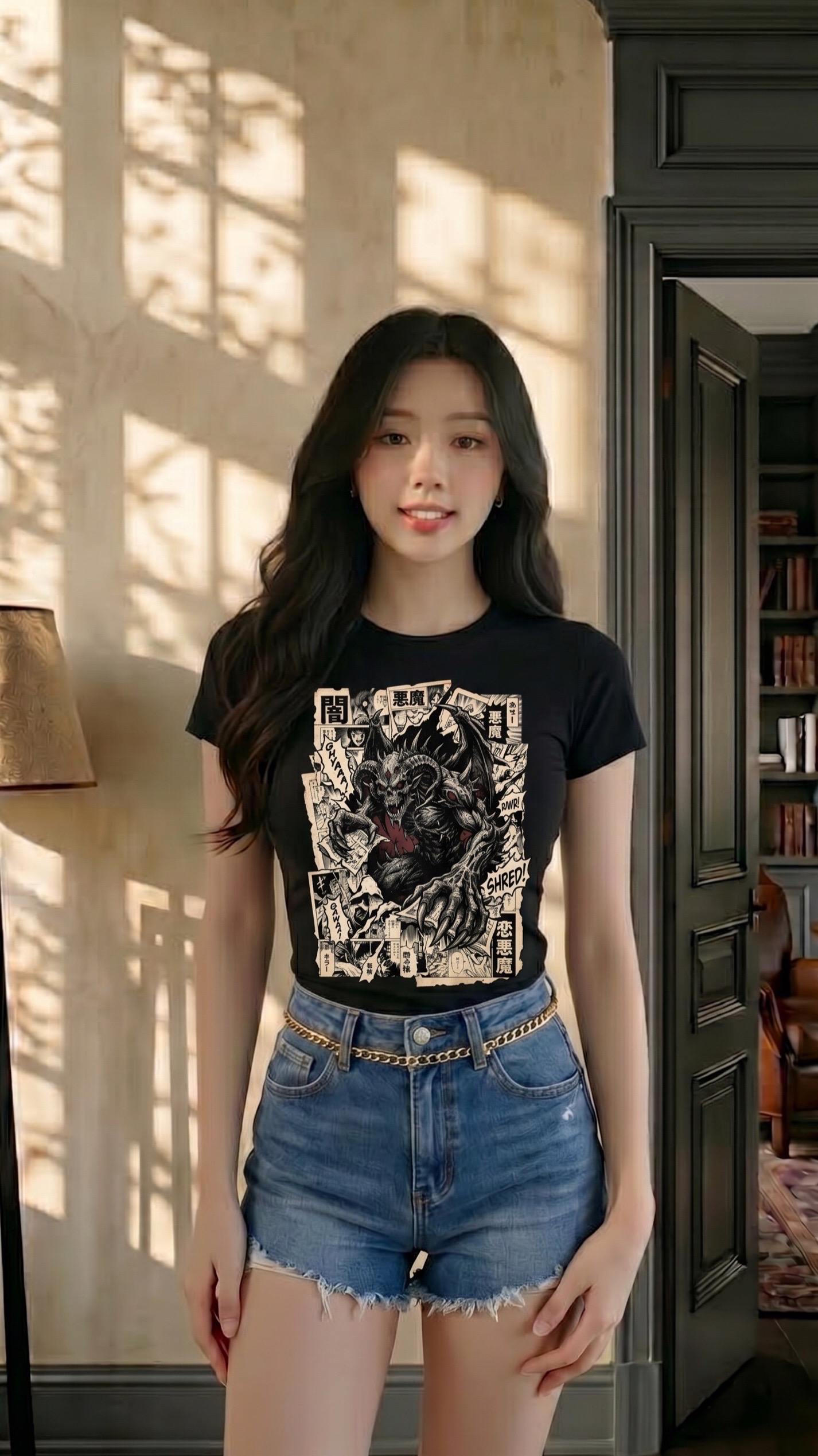 @Anime Graphic Tshirt