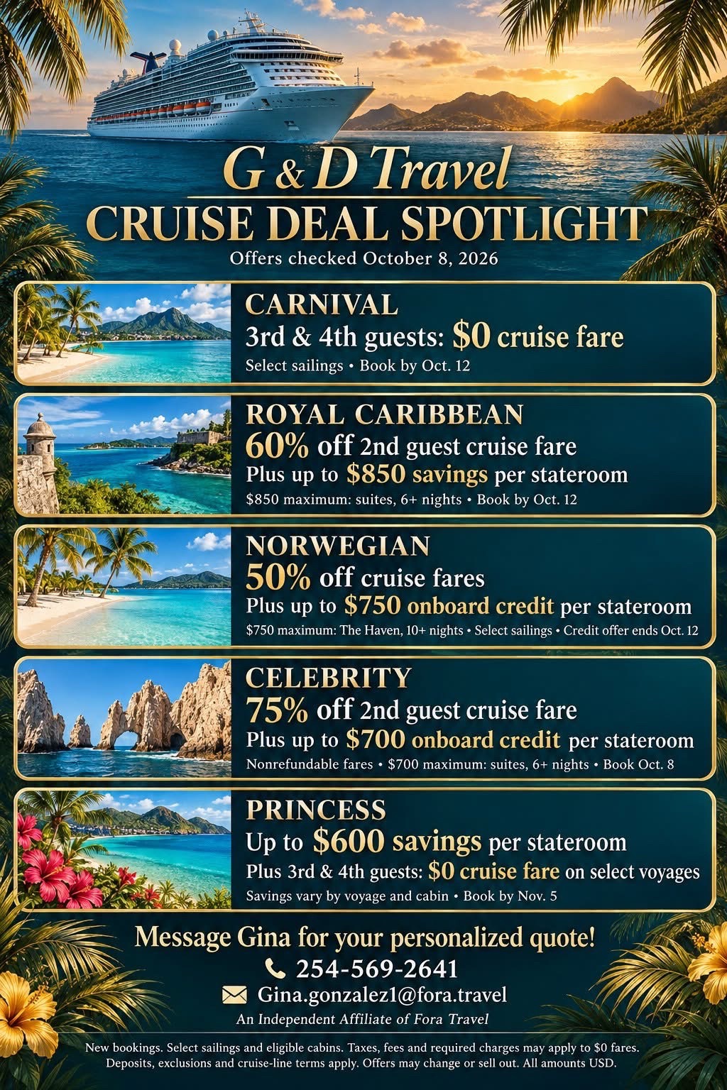 @G & D Travel ✈️🛳️🚆