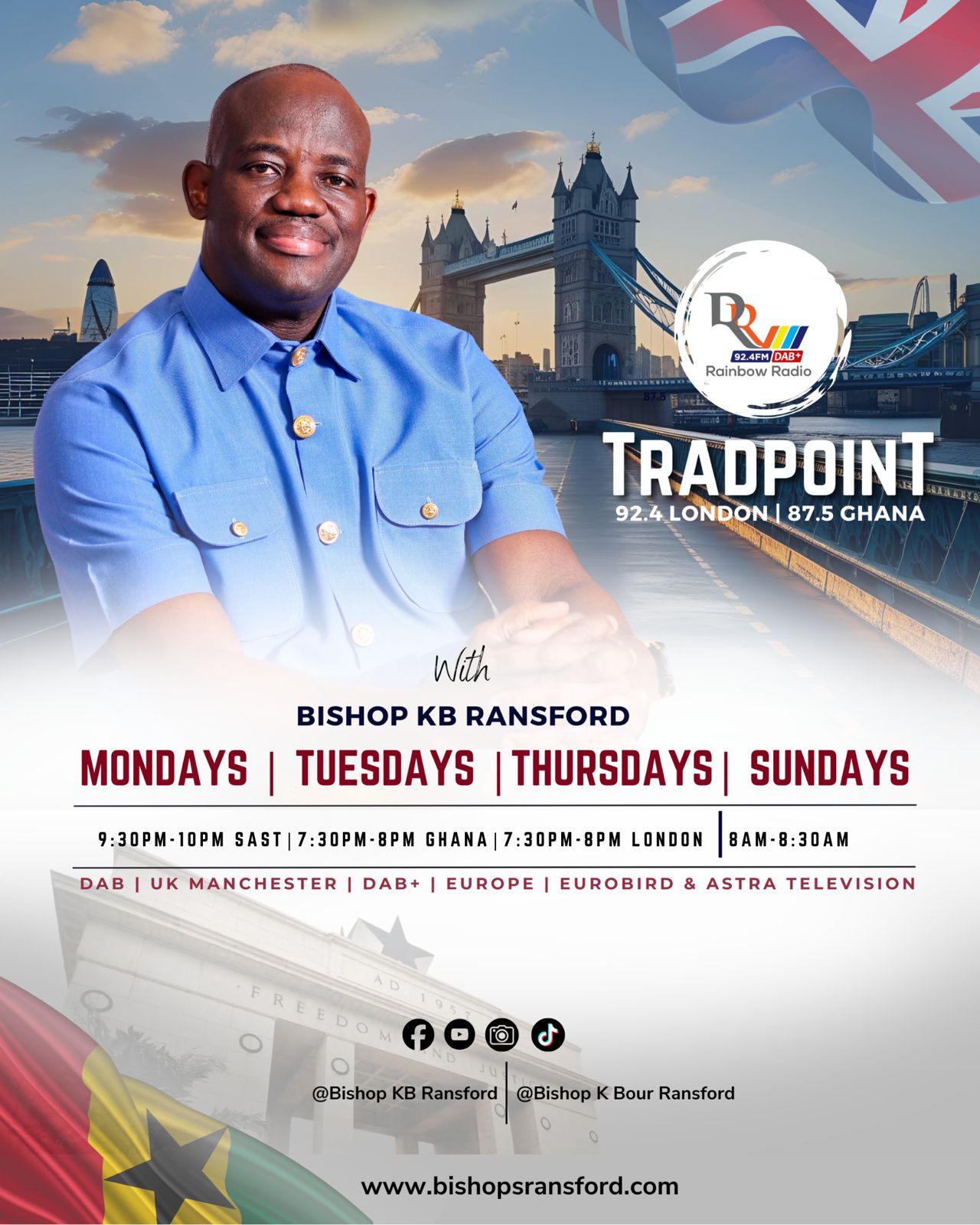 @Bishop K Bour Ransford
