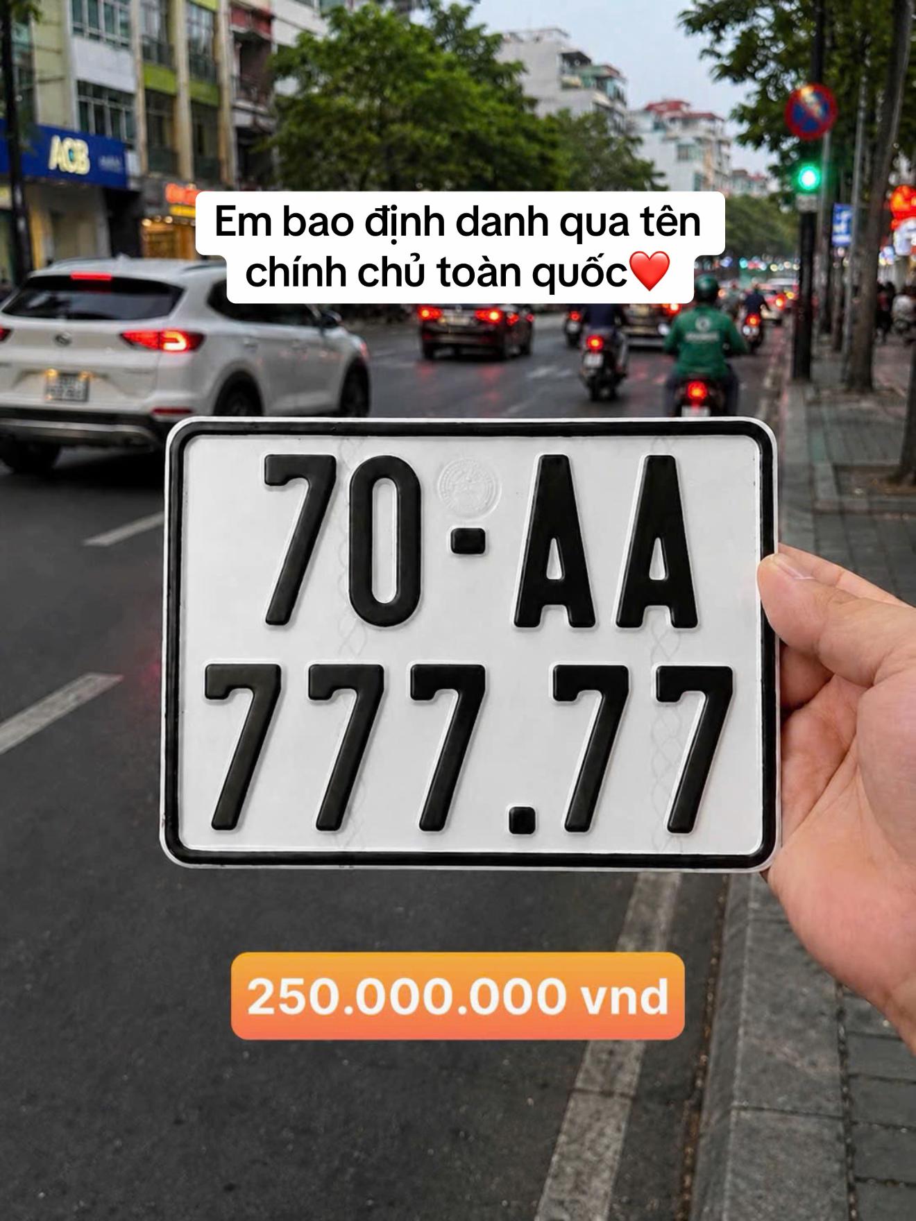 @Hồ Vĩnh Hưng - Biển số đẹp 70