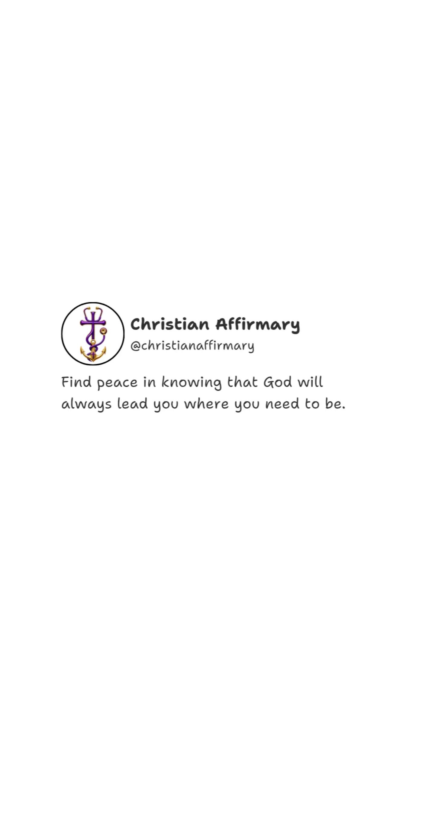 @✝️Christian Affirmary✝️