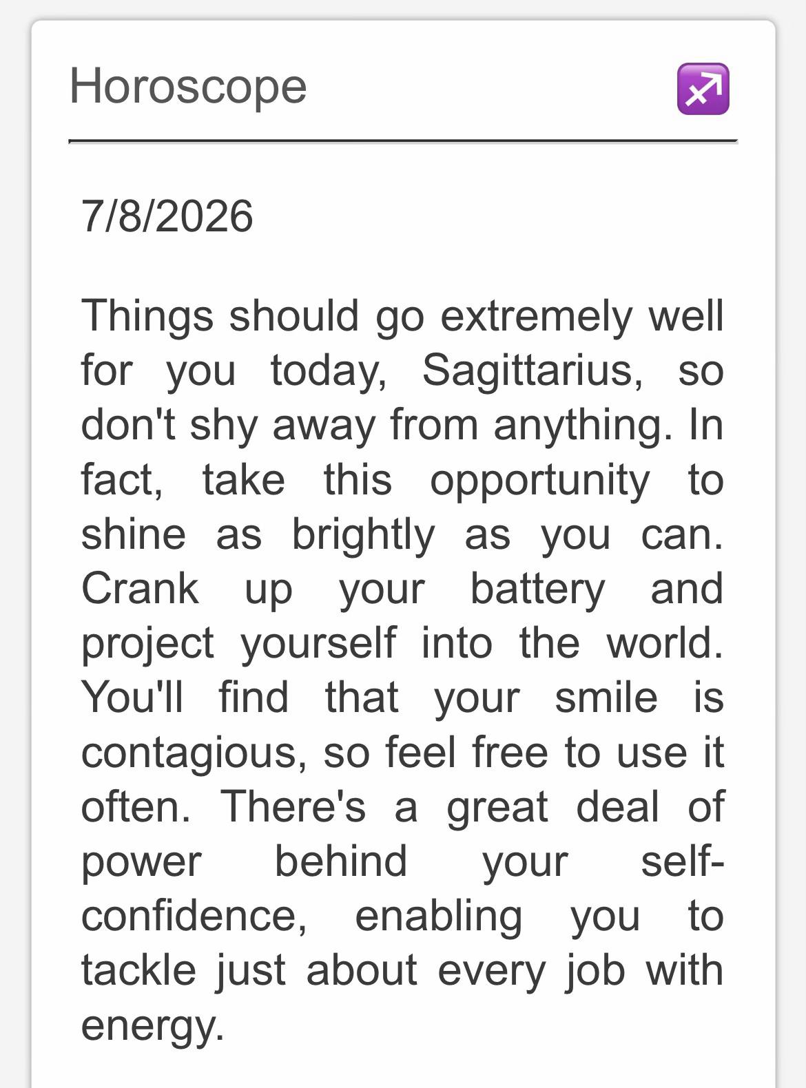 @Sagittarius