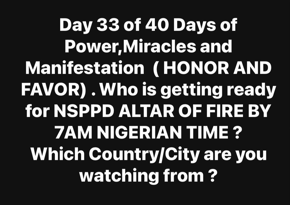 @Pastor Jerry Eze