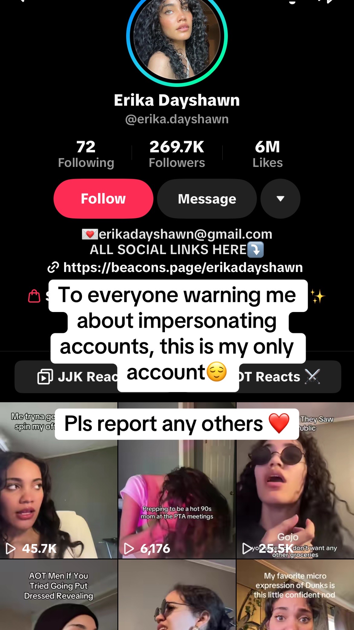 @Erika Dayshawn