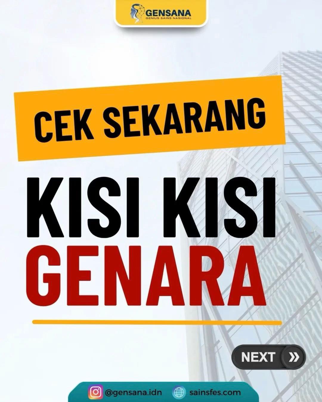 @Genius Sains Nasional