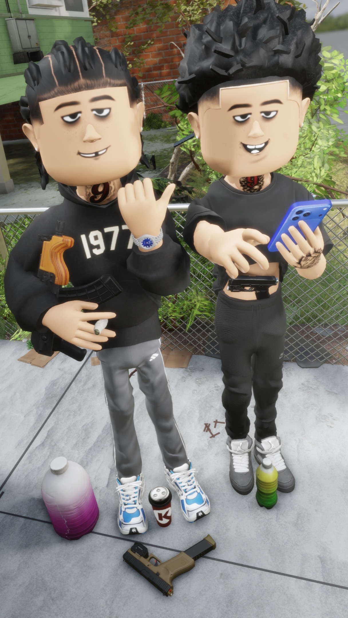 @￴