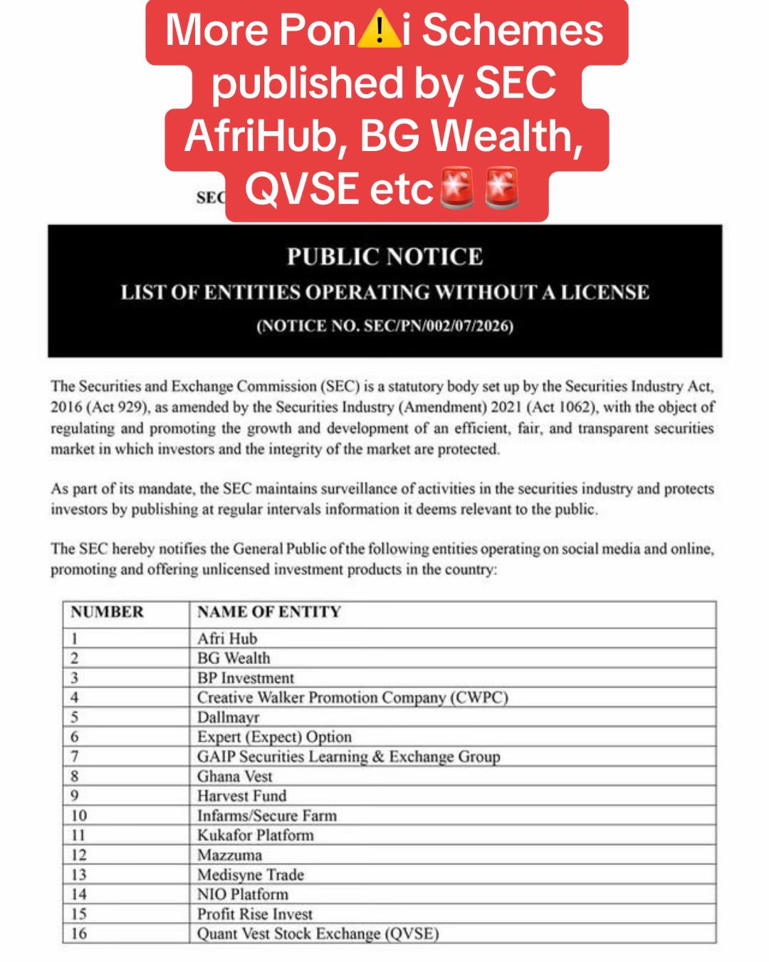 @Ghana&rsquo;s No.1 Financial planner