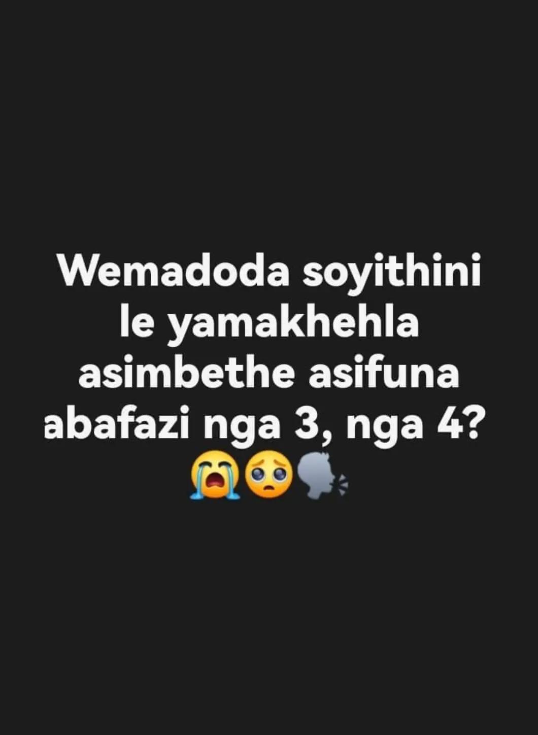 @Mfanakamakhekhe