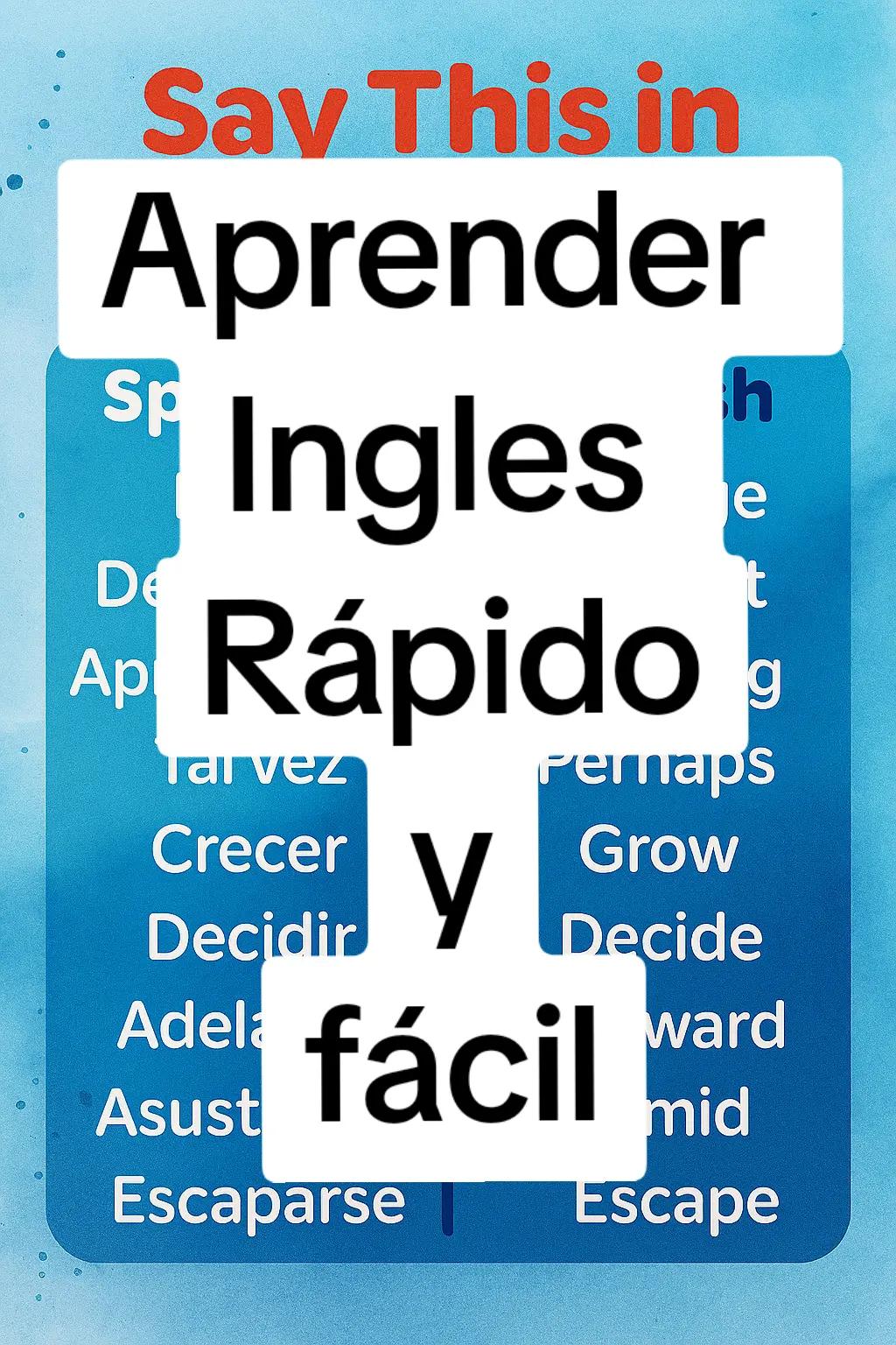 @❌ Aprender Ingles rapido 🇬🇧❌