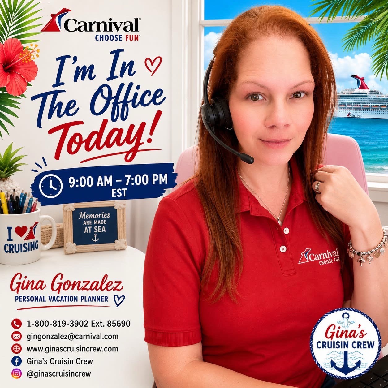 @🛳️ Gina&rsquo;s Cruisin Crew 🛳️