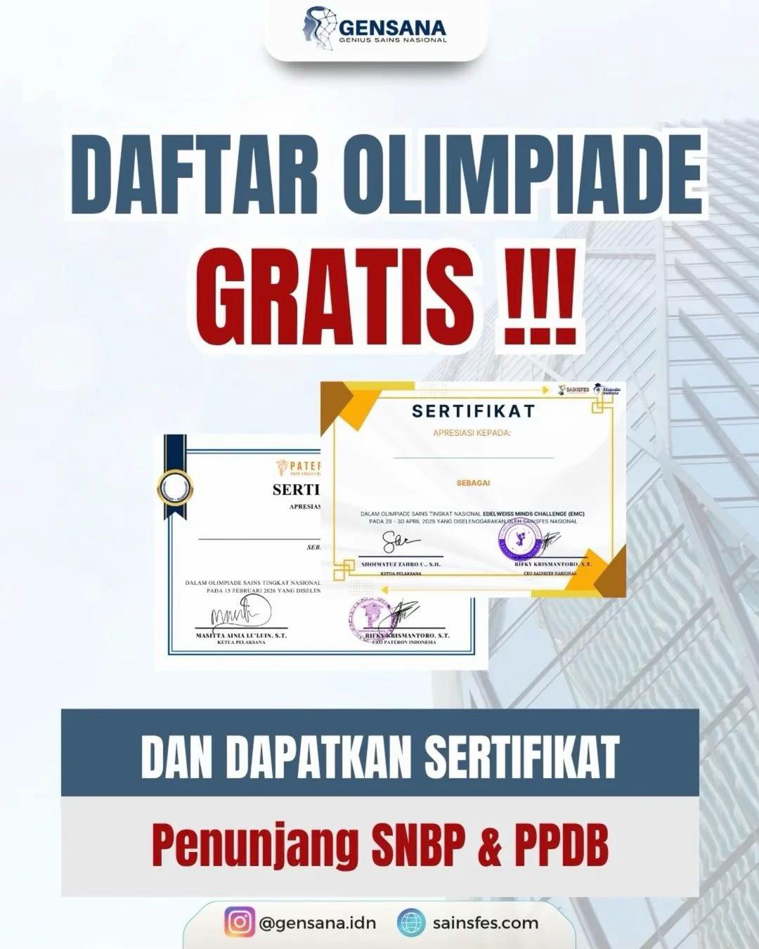 @Genius Sains Nasional
