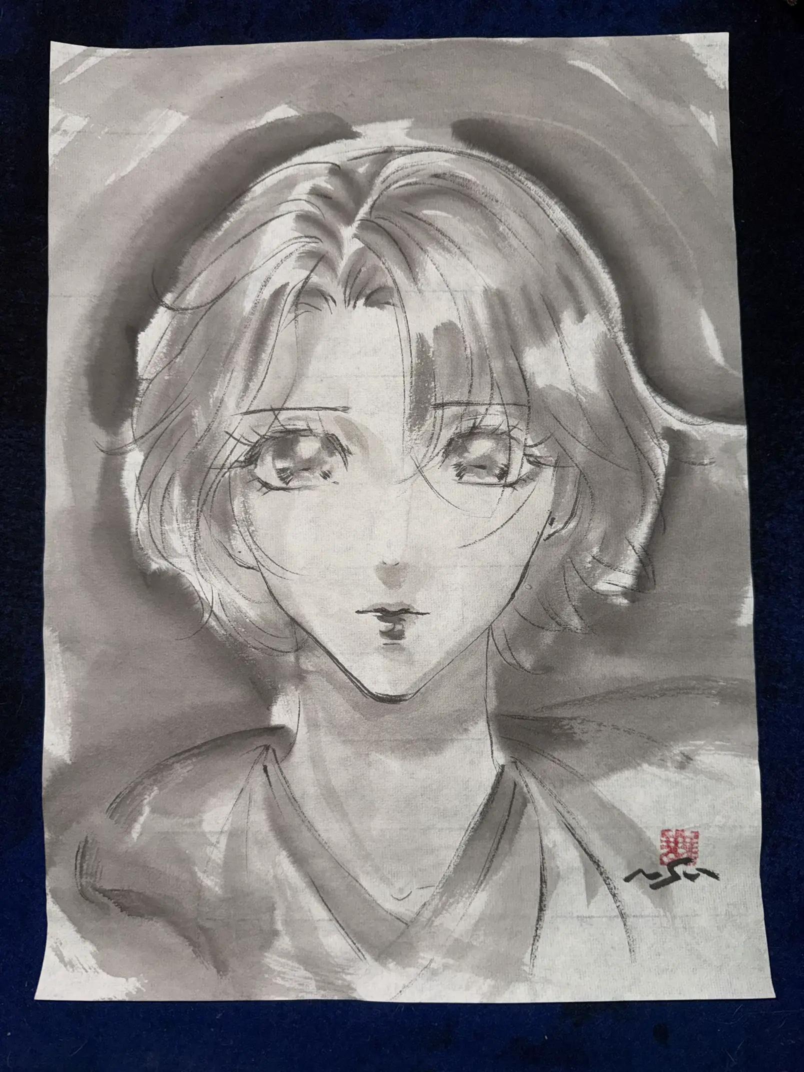 @まさい【うーちゃんちの墨絵画家】