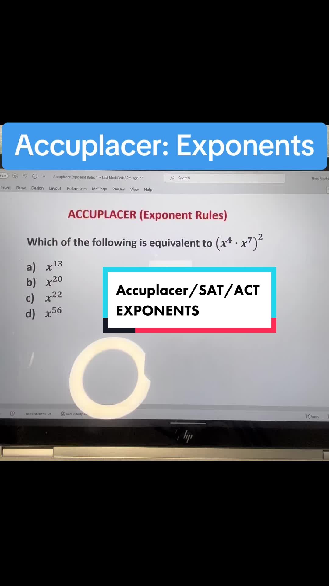 @Math Professor G!