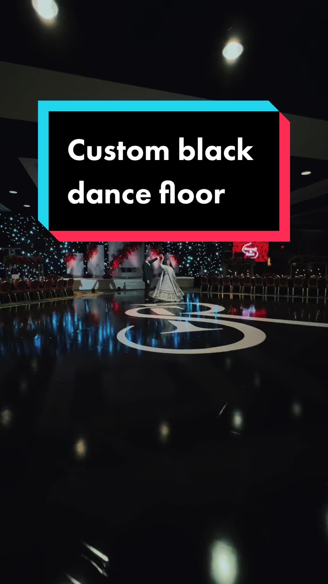 @Wrapped Vinyl Dance Floor