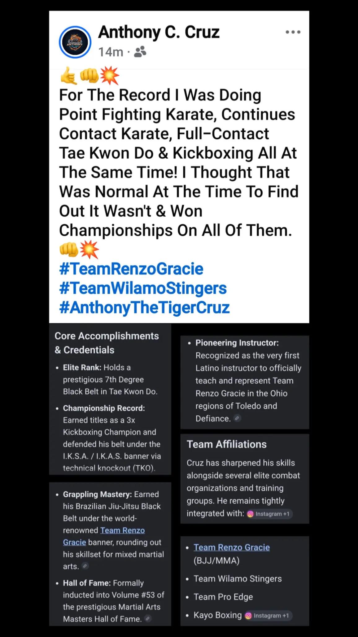 @Anthony"The Tiger"Cruz