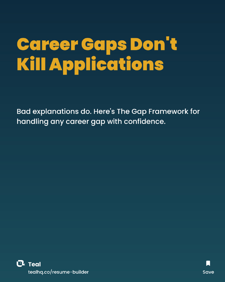 @Teal | Job Search Tips