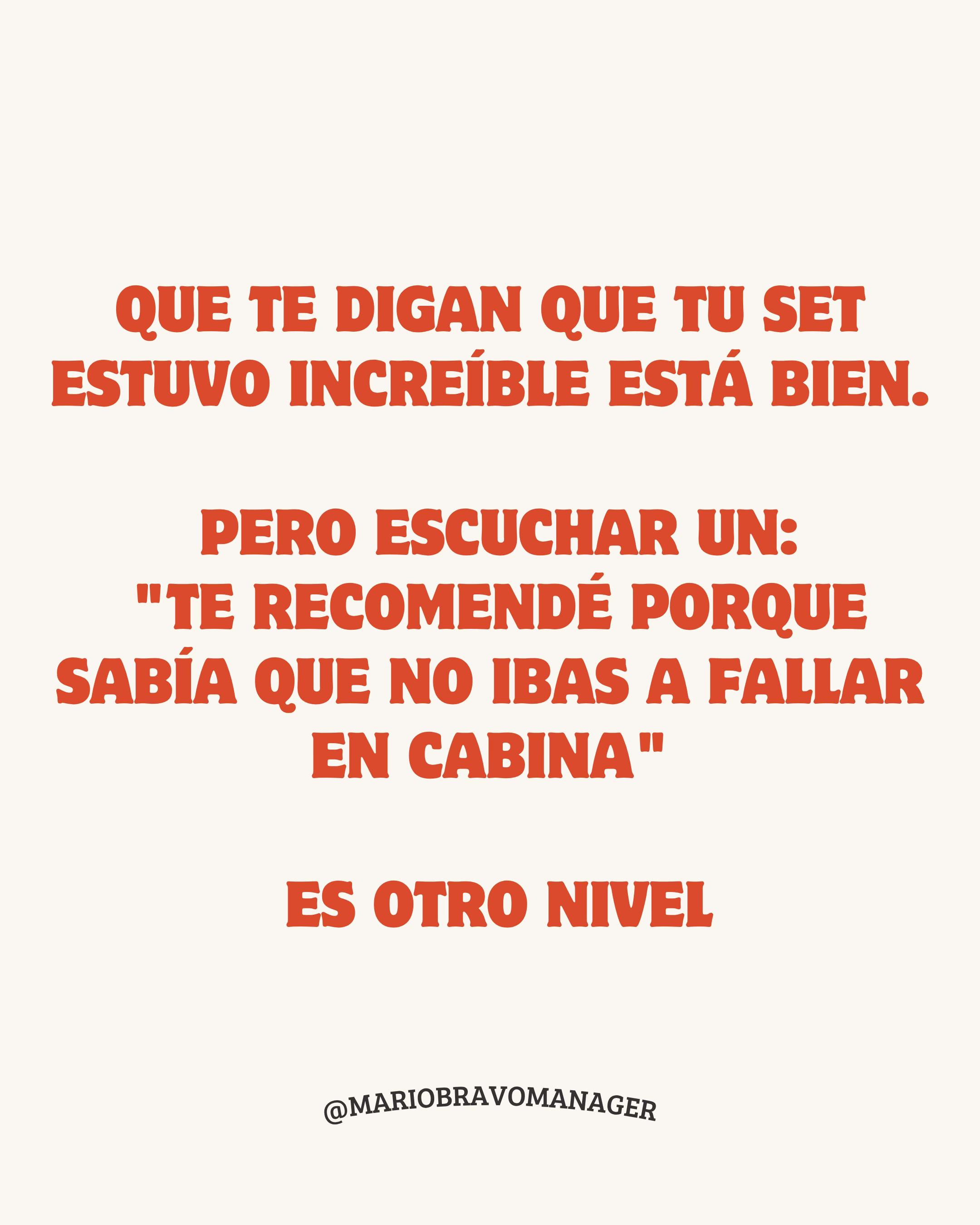 @Mario Bravo