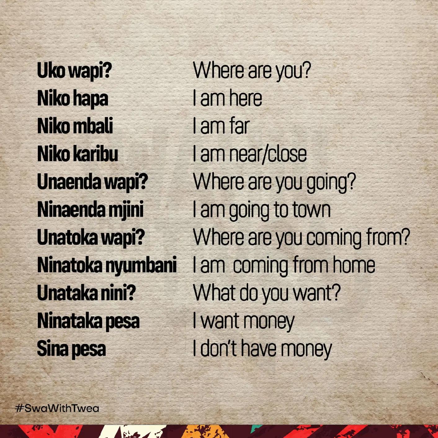 @Swahili With Twea