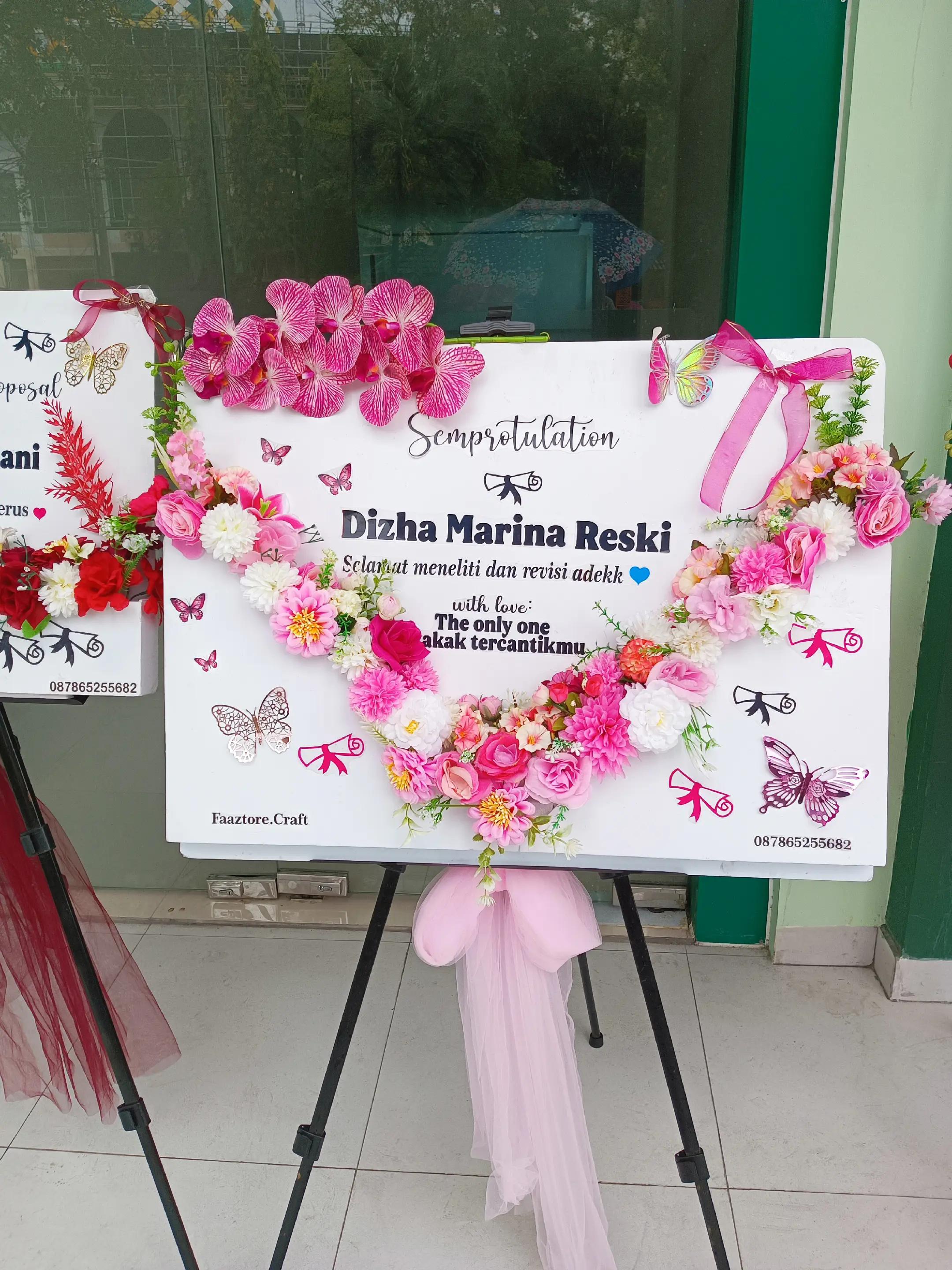 @Papan Bunga Akrilik Makassar🌹