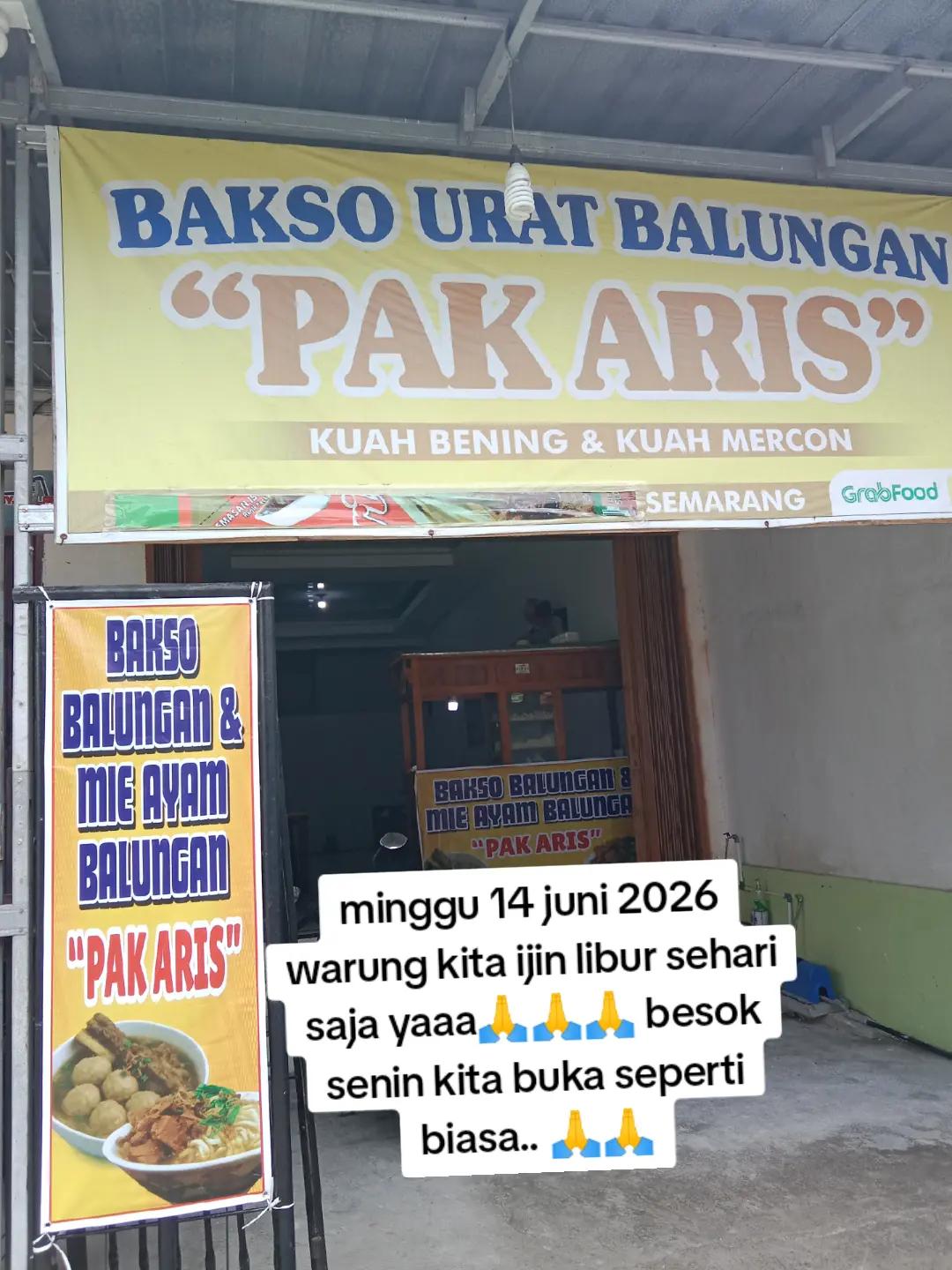 @BAKSO & MIE BALUNGAN PAK ARIS