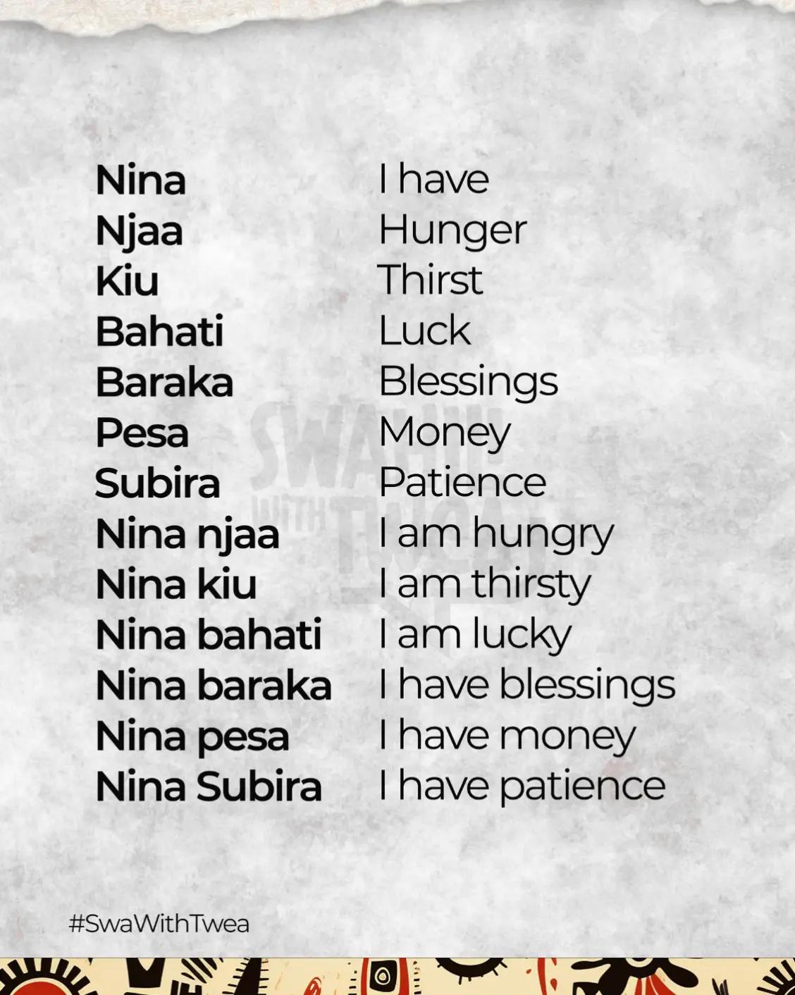 @Swahili With Twea