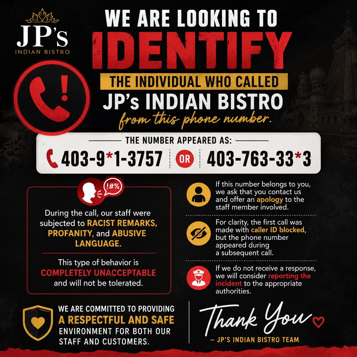 @JPs Indian Bistro