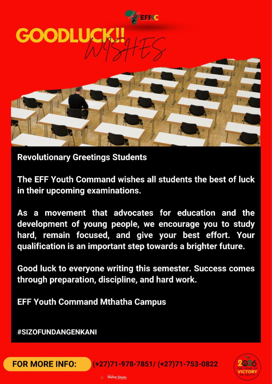 @EFFYC_WSU_MTHATHA Campus