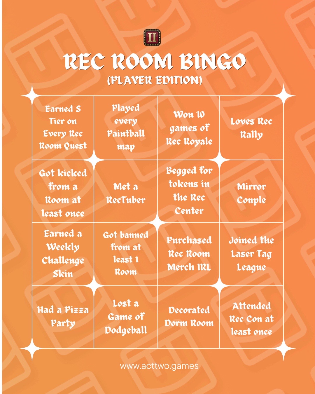 @Meagan | Act Two & Rec Room