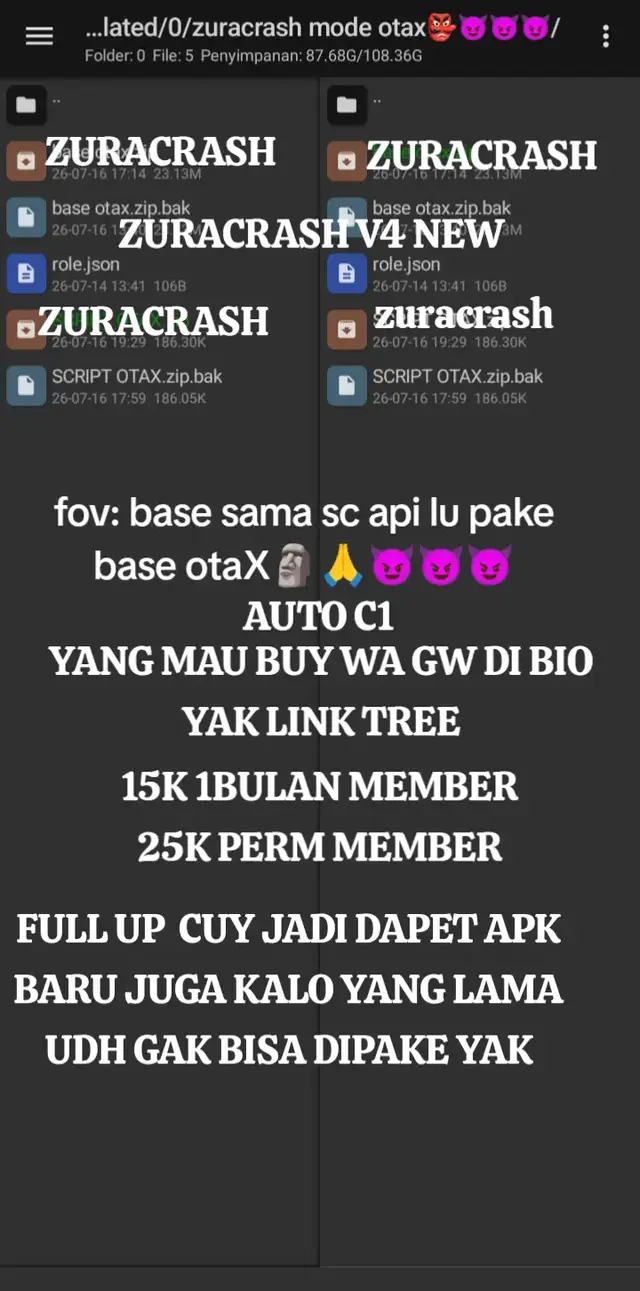 @ZOLYTOD OPEN APK BUG GACOR 20K