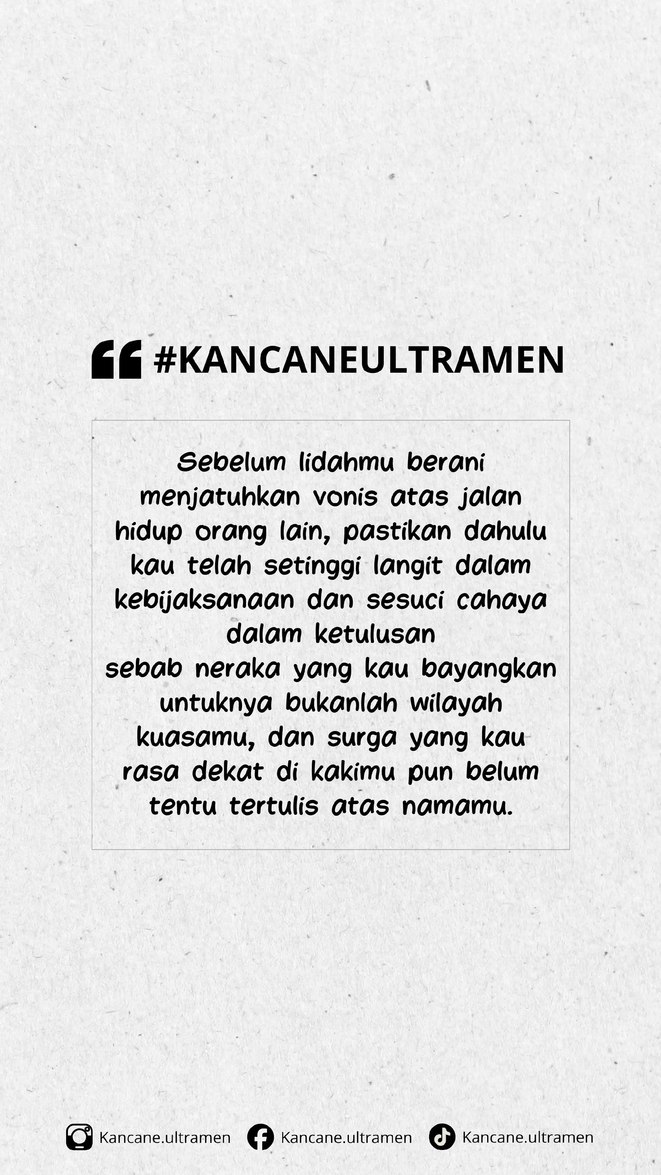 @#KancaneUltramen
